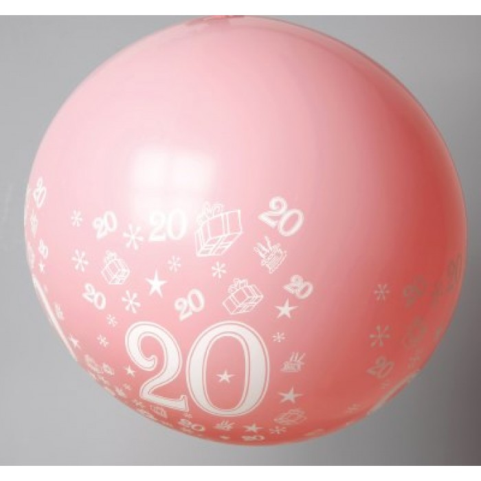Ballonnen 20 jaar - Mega Ballon - 92cm - 1 stuk kopen? | Speelgoed