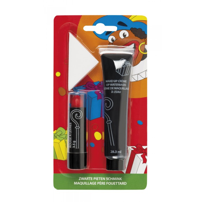 Koopje jurk Iets Make-up kit Zwarte Piet - make-up, 1 spons, 1 lippenstift kopen? | VerraXL  Speelgoed