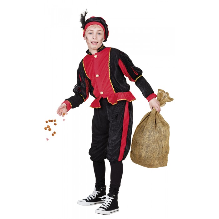 Slip schoenen grot karton Zwarte Piet Kinderkostuum - rood - 7-9 jaar kopen? | VerraXL Speelgoed