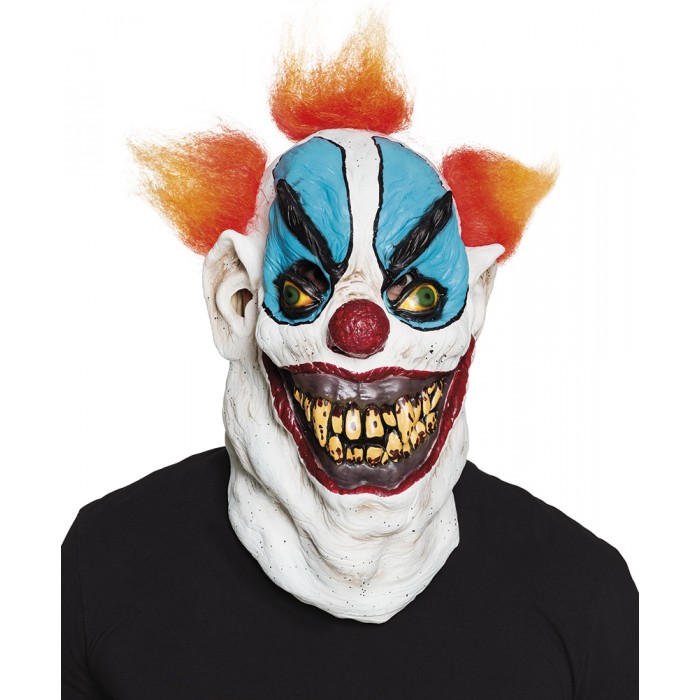 Brutaal de studie Stap Masker - Enge Clown met haar - Latex kopen? | VerraXL Speelgoed
